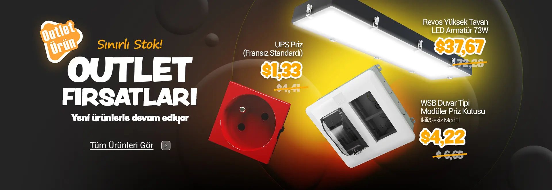 Outlet Ürünler - Elektrik Ticaret